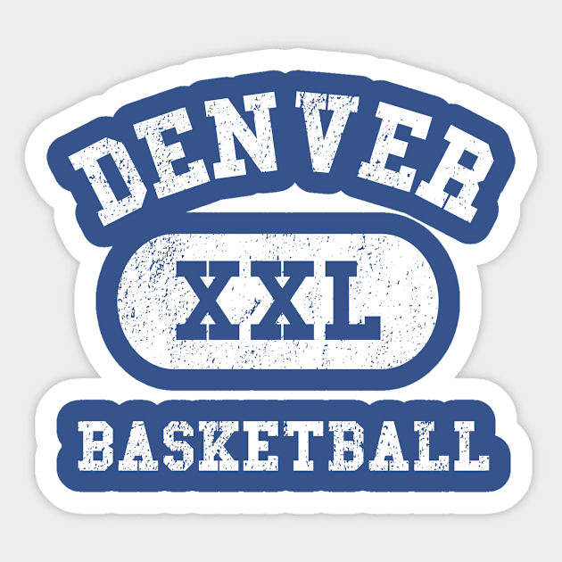 Denver Basketball Sticker by sportlocalshirts